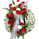 Ankara Urankent Çiçekçi firma ürünümüz cenazeye çiçek çelenk modeli Ankara çiçek gönder firması şahane ürünümüz